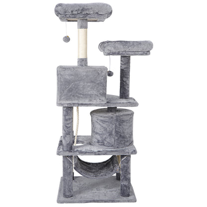 Elevate Your Cat's Playtime: Stylish Cat Tree Condo Tower for Small to Medium Cats - Available in Various Sizes!
