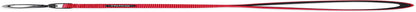 Traffic Nylon 18 Inches Short Leash with Soft Neoprene Padded Handle for Giant Large Medium Boy and Girl Dogs - Professional Training, Daily Use Walking. (18 Inches, Red)