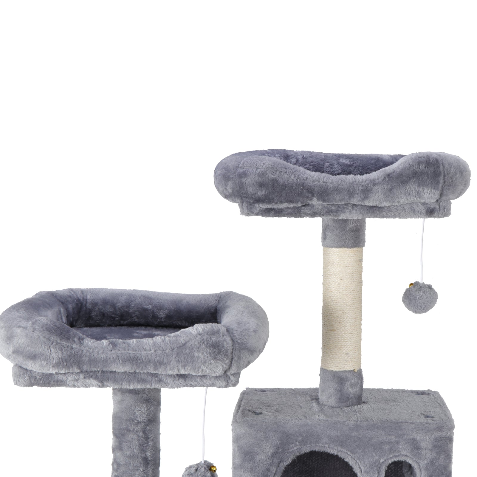 Elevate Your Cat's Playtime: Stylish Cat Tree Condo Tower for Small to Medium Cats - Available in Various Sizes!