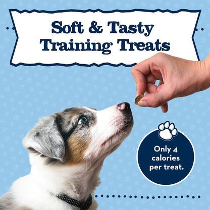 Baby Blue Training Treats Natural Puppy Soft Dog Treats, Savory Chicken 4-Oz Bag (Pack of 6)