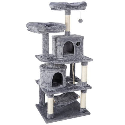 Elevate Your Cat's Playtime: Stylish Cat Tree Condo Tower for Small to Medium Cats - Available in Various Sizes!