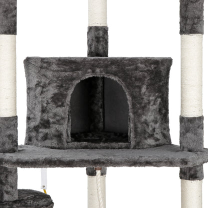 Elevate Your Cat's Playtime: Stylish Cat Tree Condo Tower for Small to Medium Cats - Available in Various Sizes!
