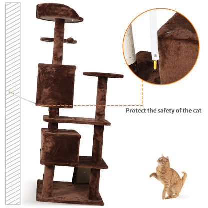Elevate Your Cat's Playtime: Stylish Cat Tree Condo Tower for Small to Medium Cats - Available in Various Sizes!
