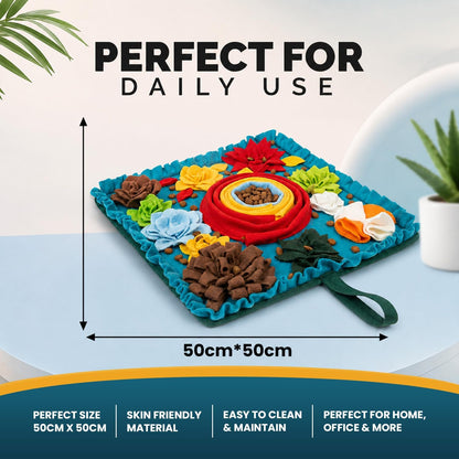 Dog Snuffle Feeding Mat, Adjustable Nose Work Activity Toy