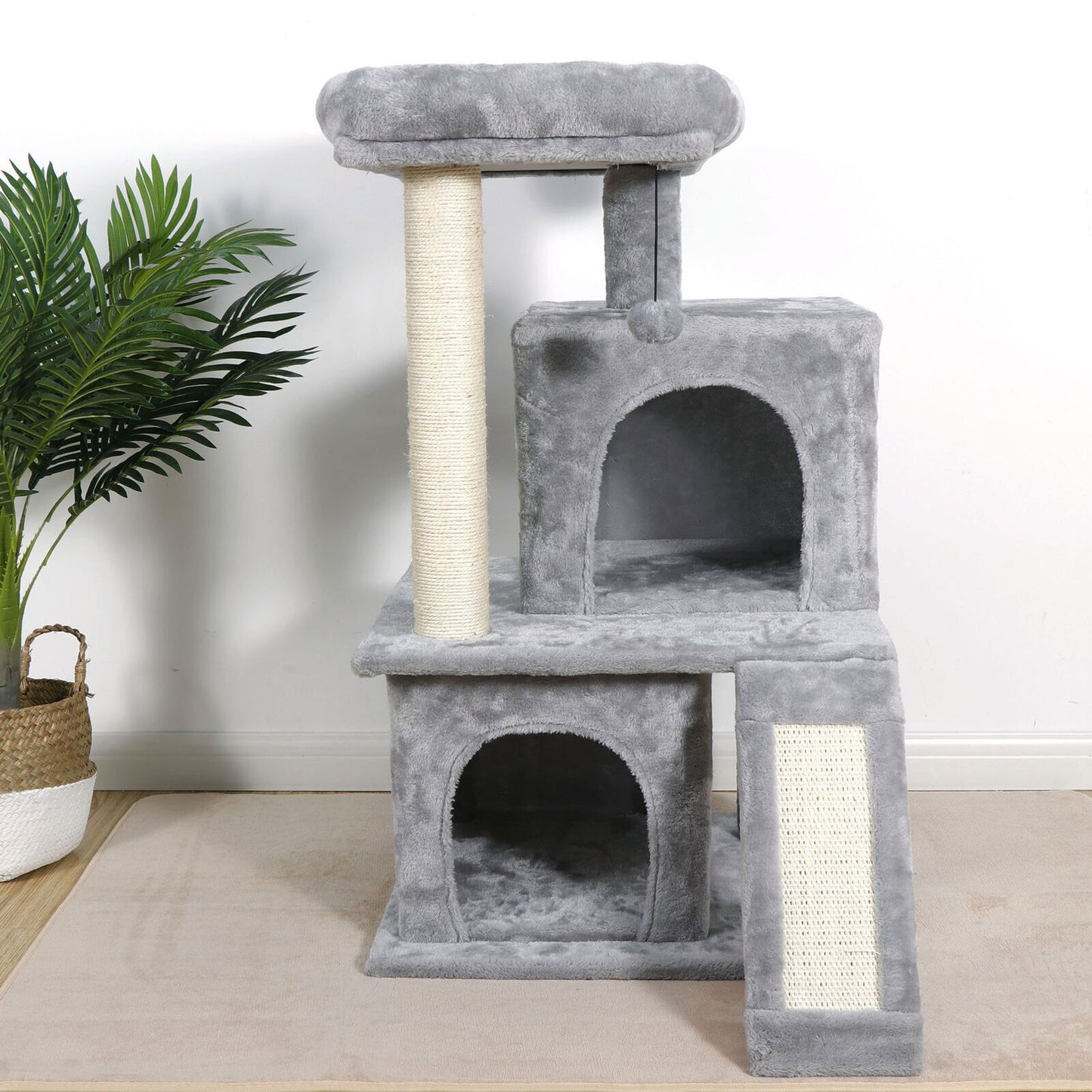 Elevate Your Cat's Playtime: Stylish Cat Tree Condo Tower for Small to Medium Cats - Available in Various Sizes!