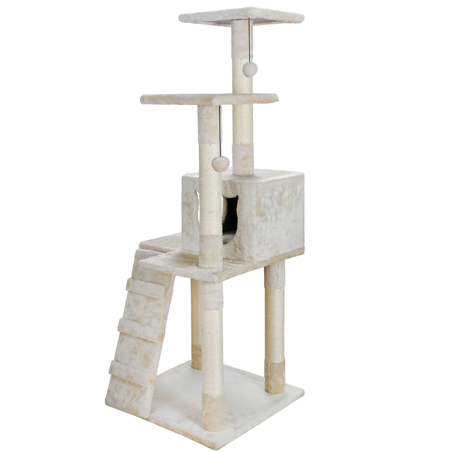 Elevate Your Cat's Playtime: Stylish Cat Tree Condo Tower for Small to Medium Cats - Available in Various Sizes!