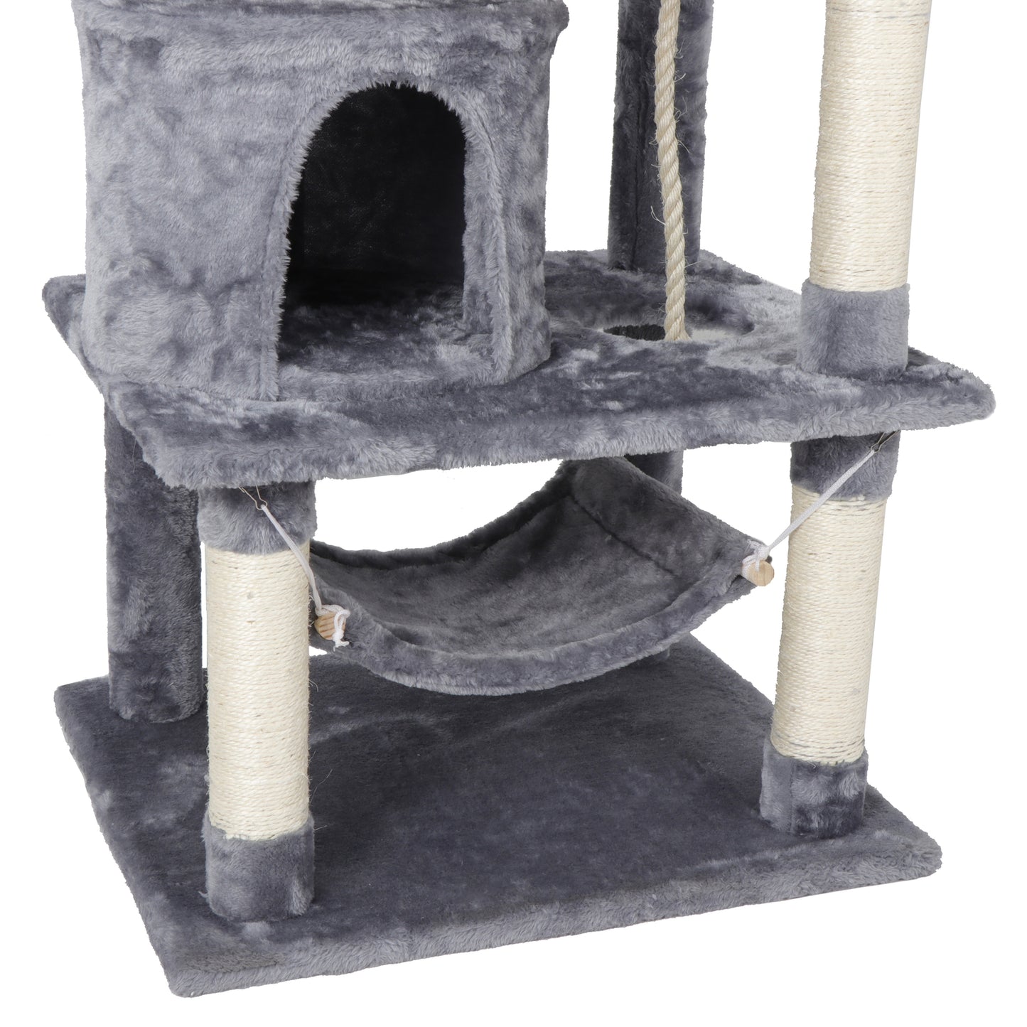 Elevate Your Cat's Playtime: Stylish Cat Tree Condo Tower for Small to Medium Cats - Available in Various Sizes!