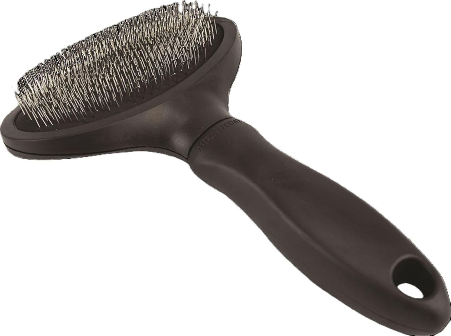 Slicker Brush for Cats, Pet Hair Brush for Shedding, Removes Loose Undercoat, Ergonomic Handle, Smaller Head for Cats