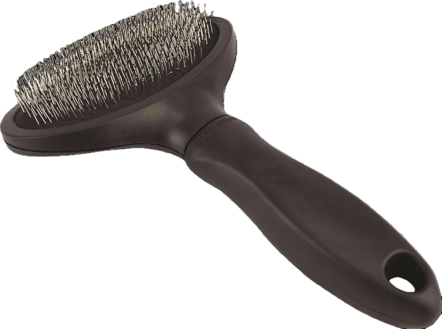 Slicker Brush for Cats, Pet Hair Brush for Shedding, Removes Loose Undercoat, Ergonomic Handle, Smaller Head for Cats