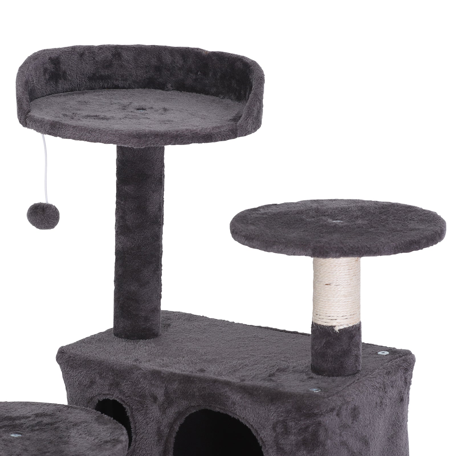 Elevate Your Cat's Playtime: Stylish Cat Tree Condo Tower for Small to Medium Cats - Available in Various Sizes!