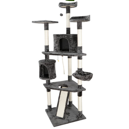 Elevate Your Cat's Playtime: Stylish Cat Tree Condo Tower for Small to Medium Cats - Available in Various Sizes!