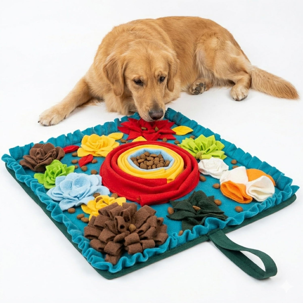 Dog Snuffle Feeding Mat, Adjustable Nose Work Activity Toy