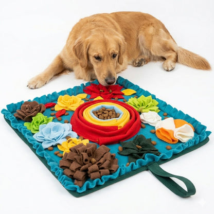 Dog Snuffle Feeding Mat, Adjustable Nose Work Activity Toy