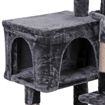 Elevate Your Cat's Playtime: Stylish Cat Tree Condo Tower for Small to Medium Cats - Available in Various Sizes!