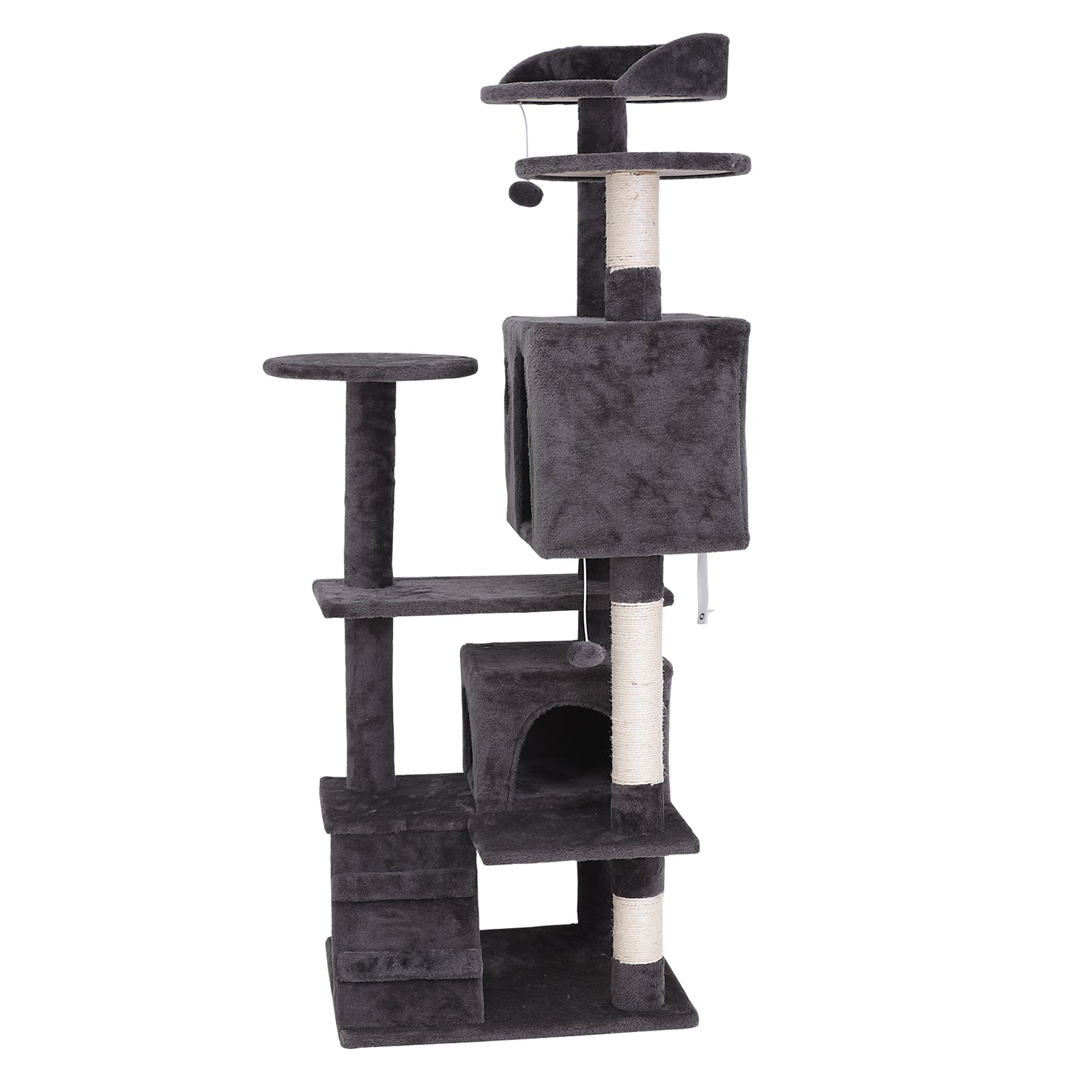 Elevate Your Cat's Playtime: Stylish Cat Tree Condo Tower for Small to Medium Cats - Available in Various Sizes!