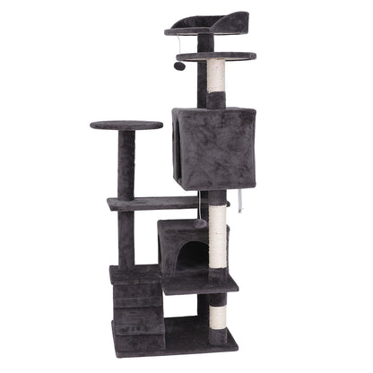 Elevate Your Cat's Playtime: Stylish Cat Tree Condo Tower for Small to Medium Cats - Available in Various Sizes!