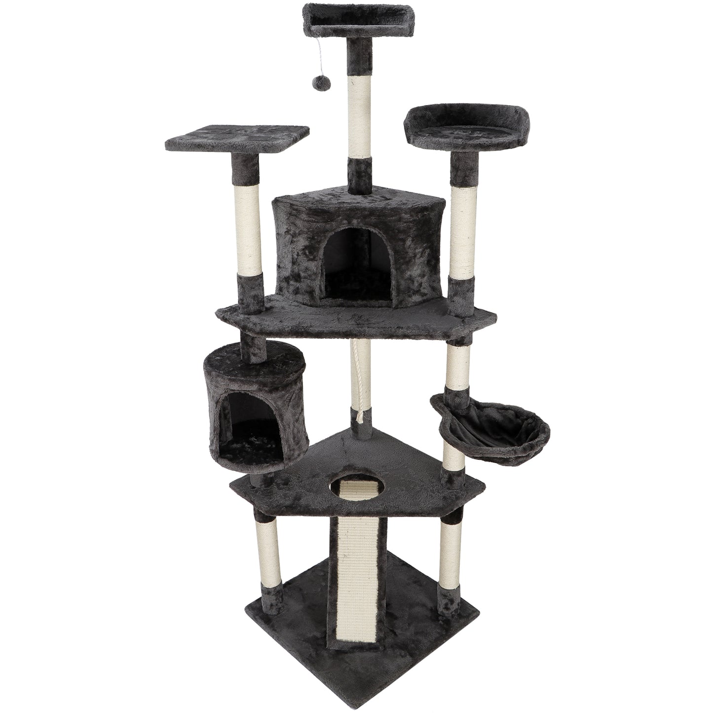 Elevate Your Cat's Playtime: Stylish Cat Tree Condo Tower for Small to Medium Cats - Available in Various Sizes!