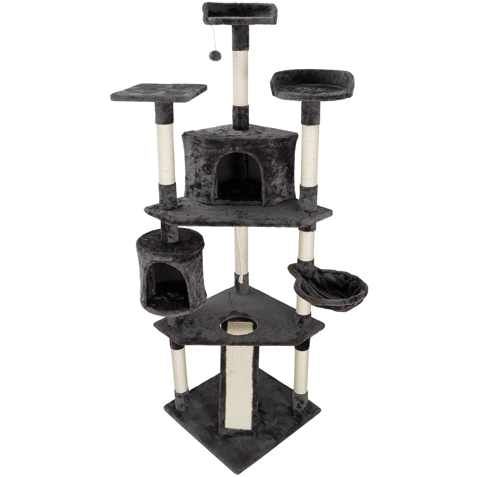 Elevate Your Cat's Playtime: Stylish Cat Tree Condo Tower for Small to Medium Cats - Available in Various Sizes!