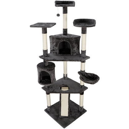 Elevate Your Cat's Playtime: Stylish Cat Tree Condo Tower for Small to Medium Cats - Available in Various Sizes!