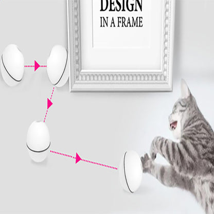Interactive LED Laser Rolling Cat Toy Ball - Fun for Your Feline Friend!
