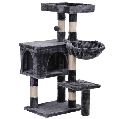 Elevate Your Cat's Playtime: Stylish Cat Tree Condo Tower for Small to Medium Cats - Available in Various Sizes!