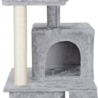 Elevate Your Cat's Playtime: Stylish Cat Tree Condo Tower for Small to Medium Cats - Available in Various Sizes!