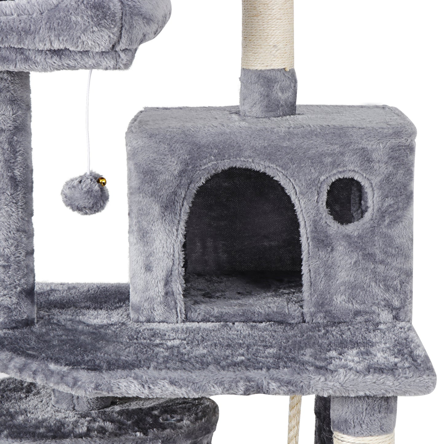 Elevate Your Cat's Playtime: Stylish Cat Tree Condo Tower for Small to Medium Cats - Available in Various Sizes!