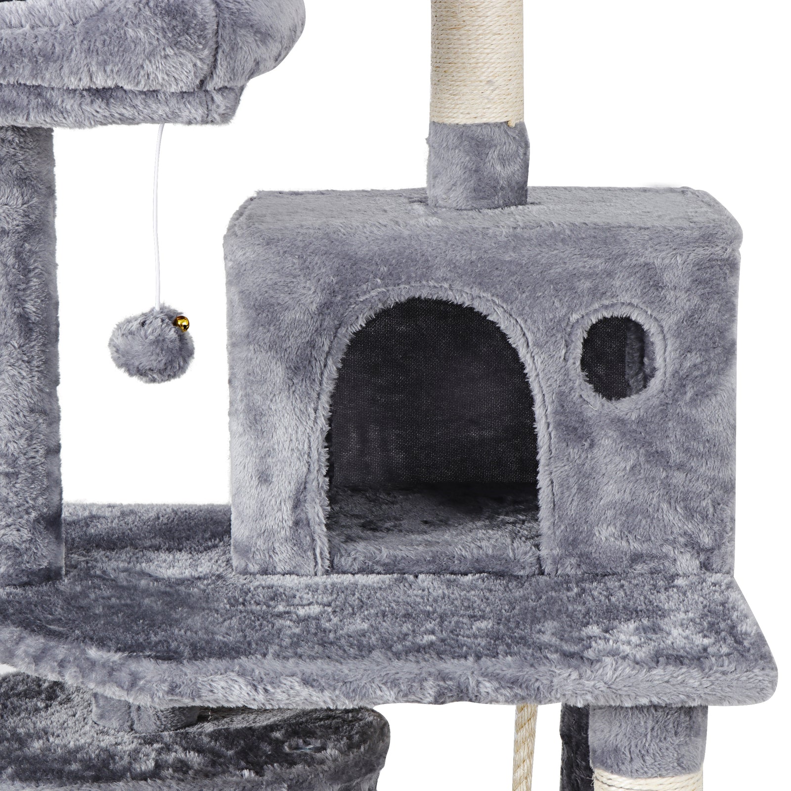 Elevate Your Cat's Playtime: Stylish Cat Tree Condo Tower for Small to Medium Cats - Available in Various Sizes!
