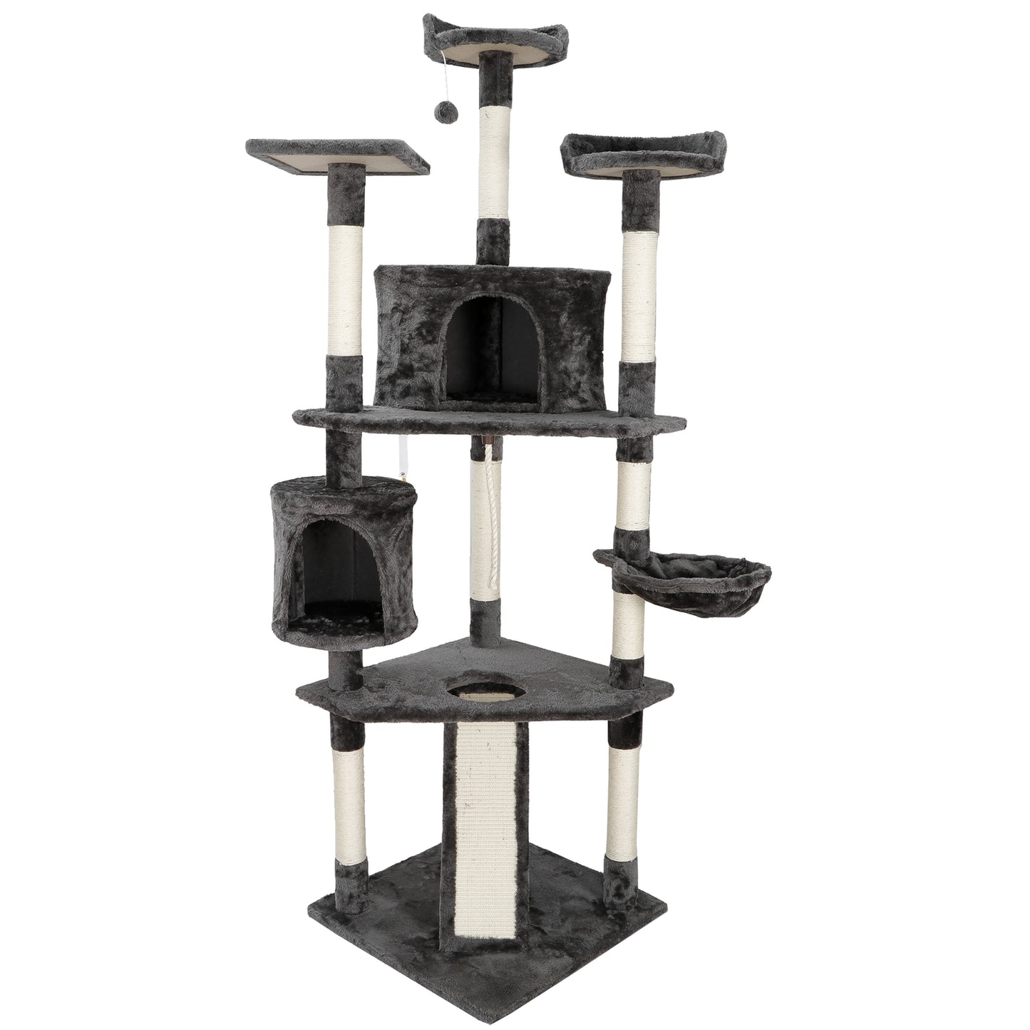 Elevate Your Cat's Playtime: Stylish Cat Tree Condo Tower for Small to Medium Cats - Available in Various Sizes!
