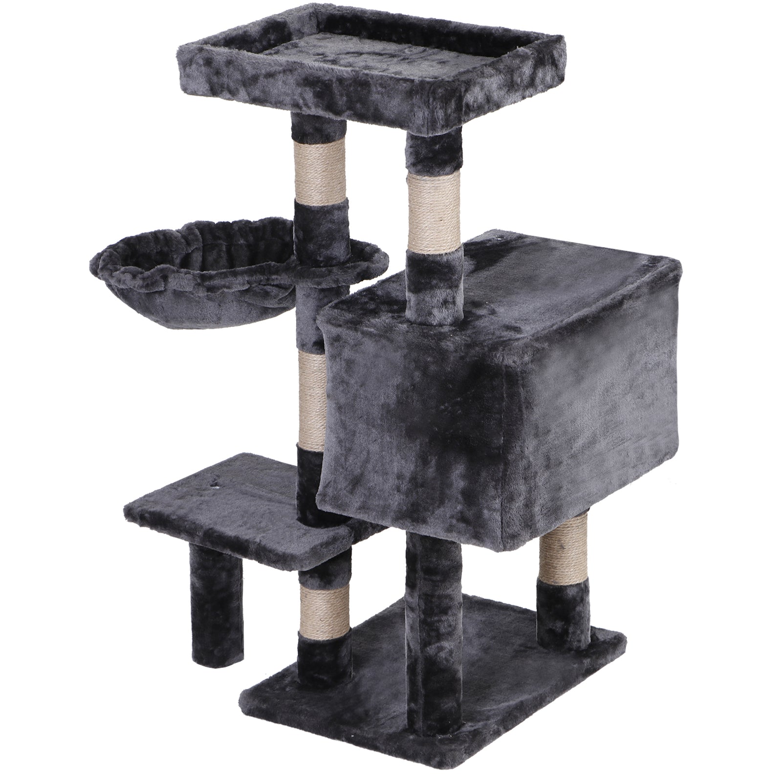 Elevate Your Cat's Playtime: Stylish Cat Tree Condo Tower for Small to Medium Cats - Available in Various Sizes!
