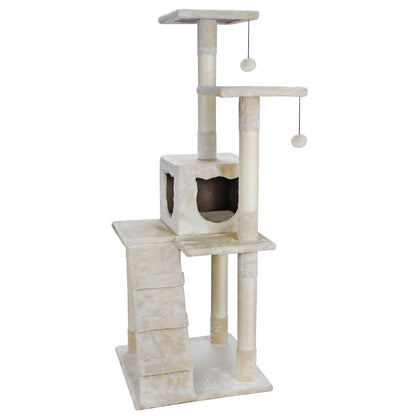 Elevate Your Cat's Playtime: Stylish Cat Tree Condo Tower for Small to Medium Cats - Available in Various Sizes!