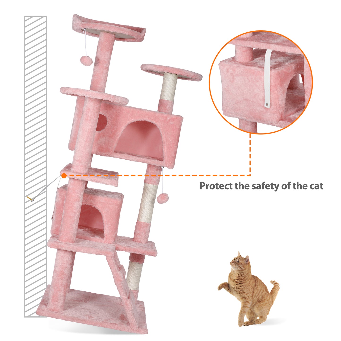 Elevate Your Cat's Playtime: Stylish Cat Tree Condo Tower for Small to Medium Cats - Available in Various Sizes!