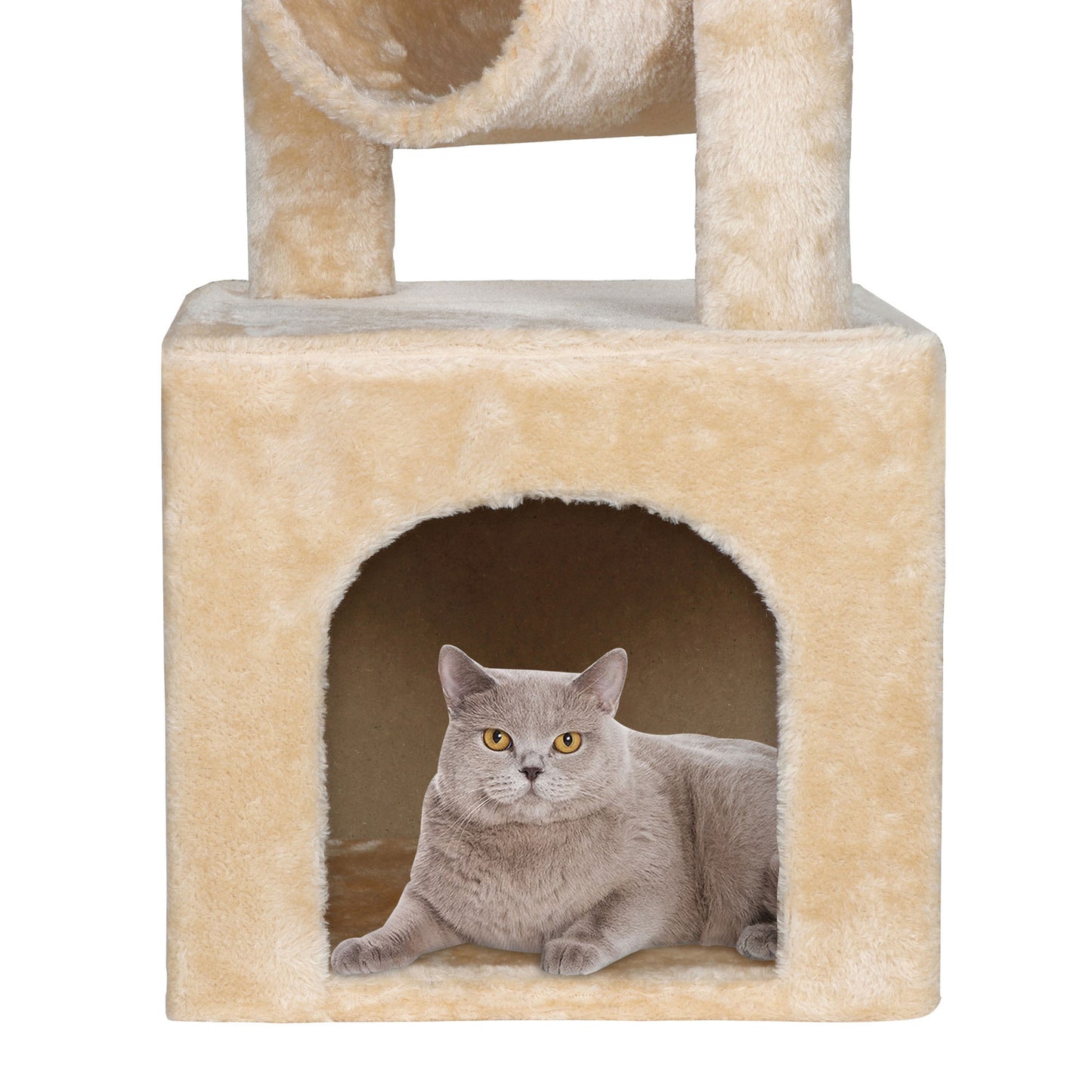 Elevate Your Cat's Playtime: Stylish Cat Tree Condo Tower for Small to Medium Cats - Available in Various Sizes!