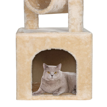 Elevate Your Cat's Playtime: Stylish Cat Tree Condo Tower for Small to Medium Cats - Available in Various Sizes!