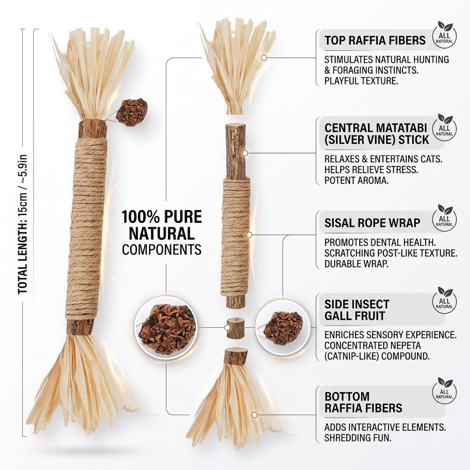 Ultimate 10-Pack Cat Toy Set: Natural Silvervine Chew Sticks & Catnip Mats for Dental Health & Interactive Fun