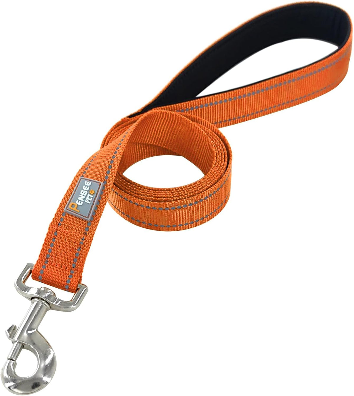 6 FT Basic Dog Leash for Medium Dogs,Orange