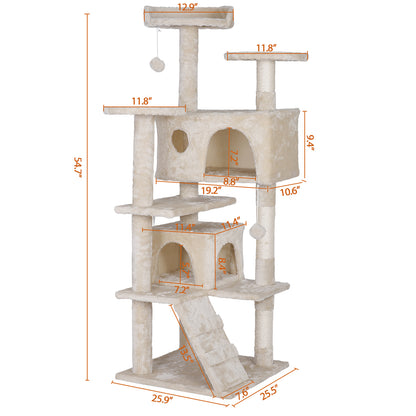 Elevate Your Cat's Playtime: Stylish Cat Tree Condo Tower for Small to Medium Cats - Available in Various Sizes!