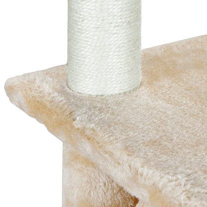 Elevate Your Cat's Playtime: Stylish Cat Tree Condo Tower for Small to Medium Cats - Available in Various Sizes!