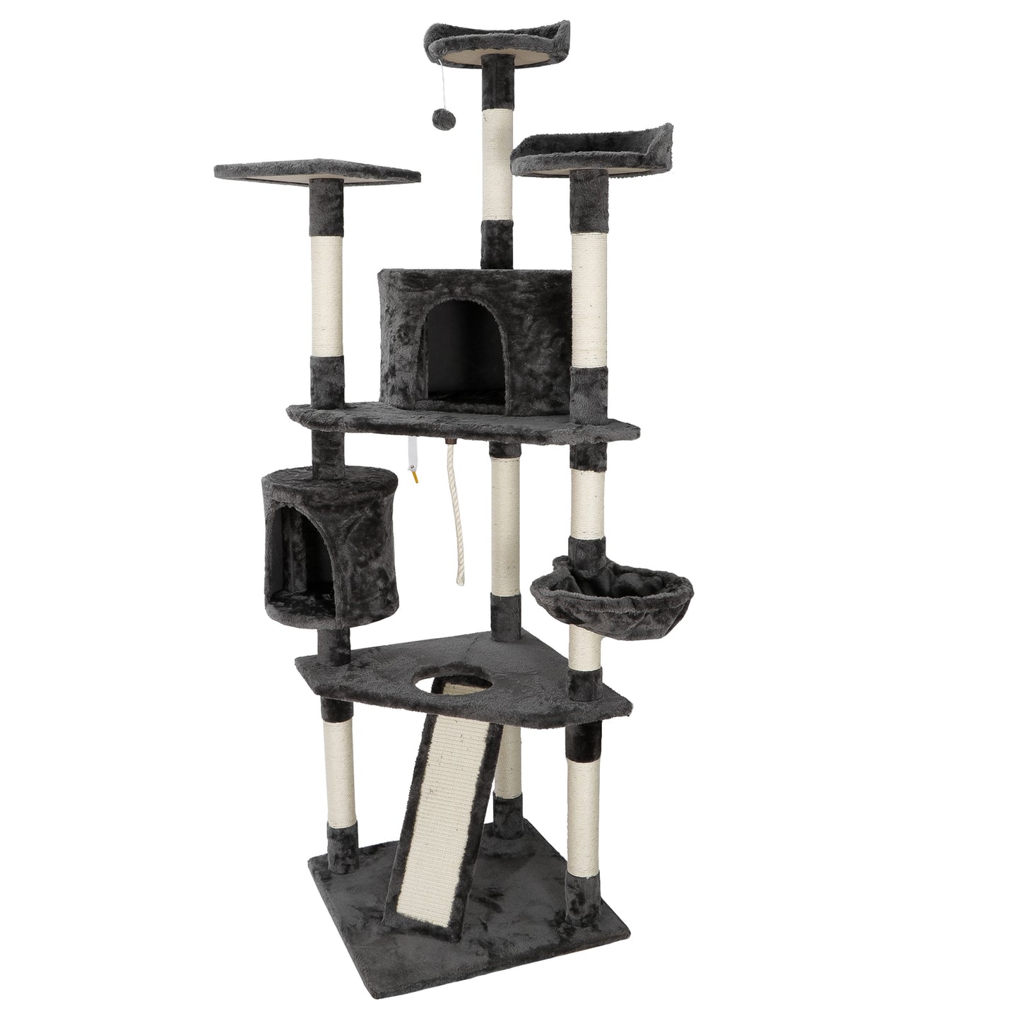 Elevate Your Cat's Playtime: Stylish Cat Tree Condo Tower for Small to Medium Cats - Available in Various Sizes!