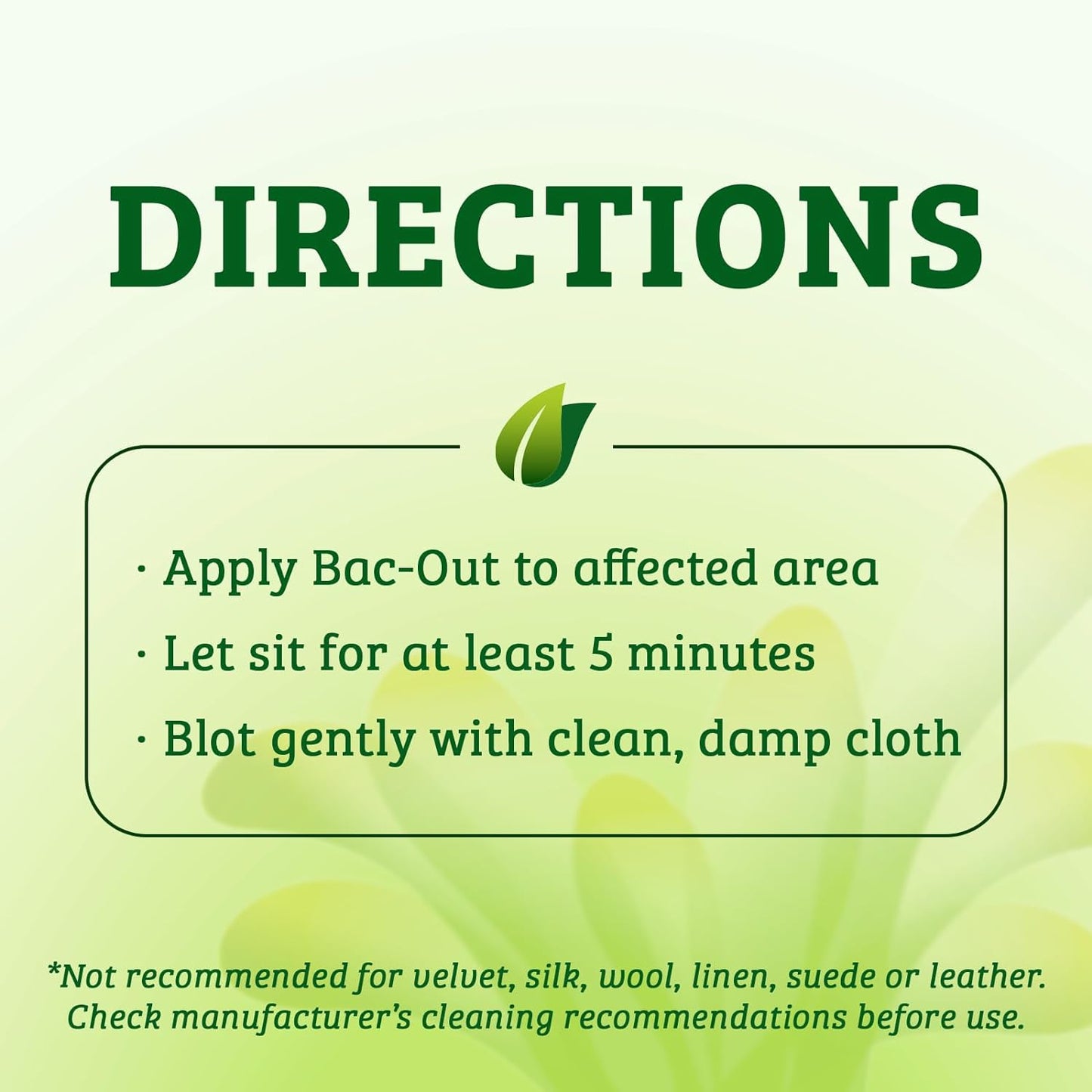 Bac-Out Stain Remover for Clothes & Carpet - 32 Ounce - Natural, Enzymatic, Destroys Stains & Odors Safely, for Pet Stains, Laundry, Diapers, Wine, Carpets, Eco-Friendly, Plant-Based