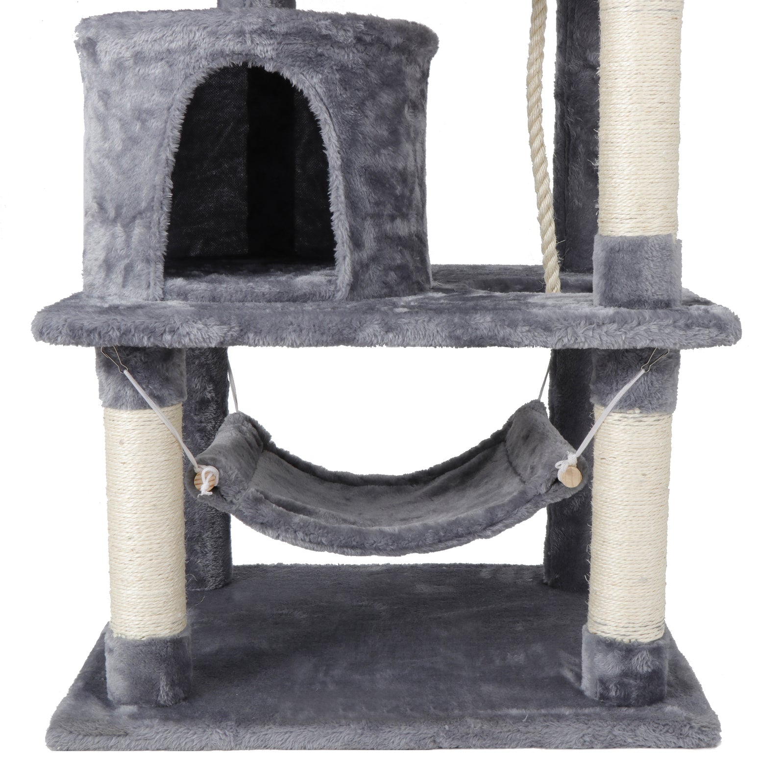 Elevate Your Cat's Playtime: Stylish Cat Tree Condo Tower for Small to Medium Cats - Available in Various Sizes!