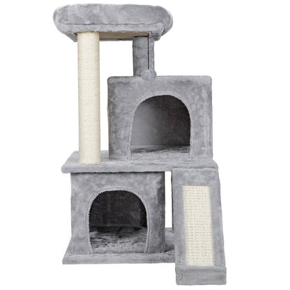 Elevate Your Cat's Playtime: Stylish Cat Tree Condo Tower for Small to Medium Cats - Available in Various Sizes!