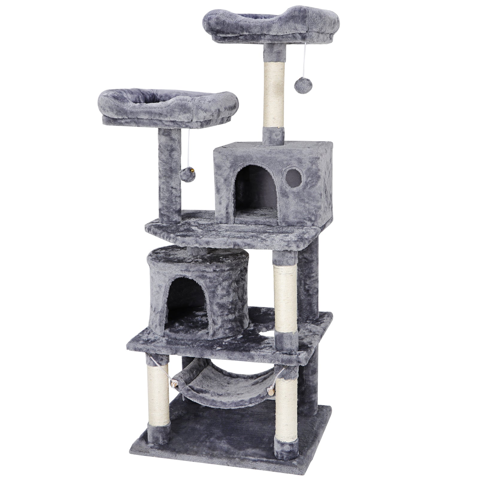 Elevate Your Cat's Playtime: Stylish Cat Tree Condo Tower for Small to Medium Cats - Available in Various Sizes!