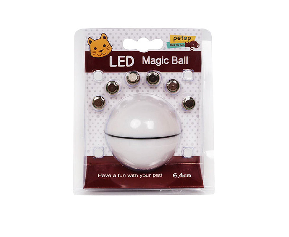 Interactive LED Laser Rolling Cat Toy Ball - Fun for Your Feline Friend!