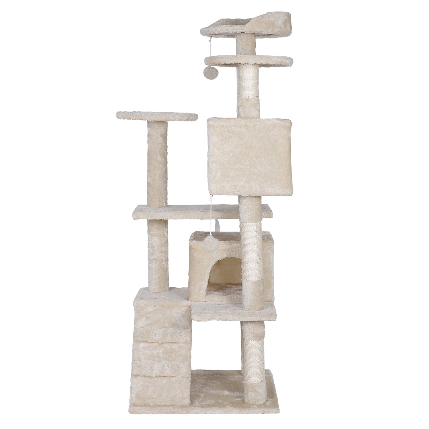 Elevate Your Cat's Playtime: Stylish Cat Tree Condo Tower for Small to Medium Cats - Available in Various Sizes!