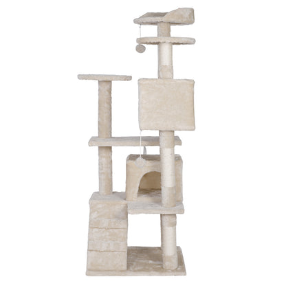 Elevate Your Cat's Playtime: Stylish Cat Tree Condo Tower for Small to Medium Cats - Available in Various Sizes!