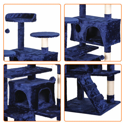 Elevate Your Cat's Playtime: Stylish Cat Tree Condo Tower for Small to Medium Cats - Available in Various Sizes!