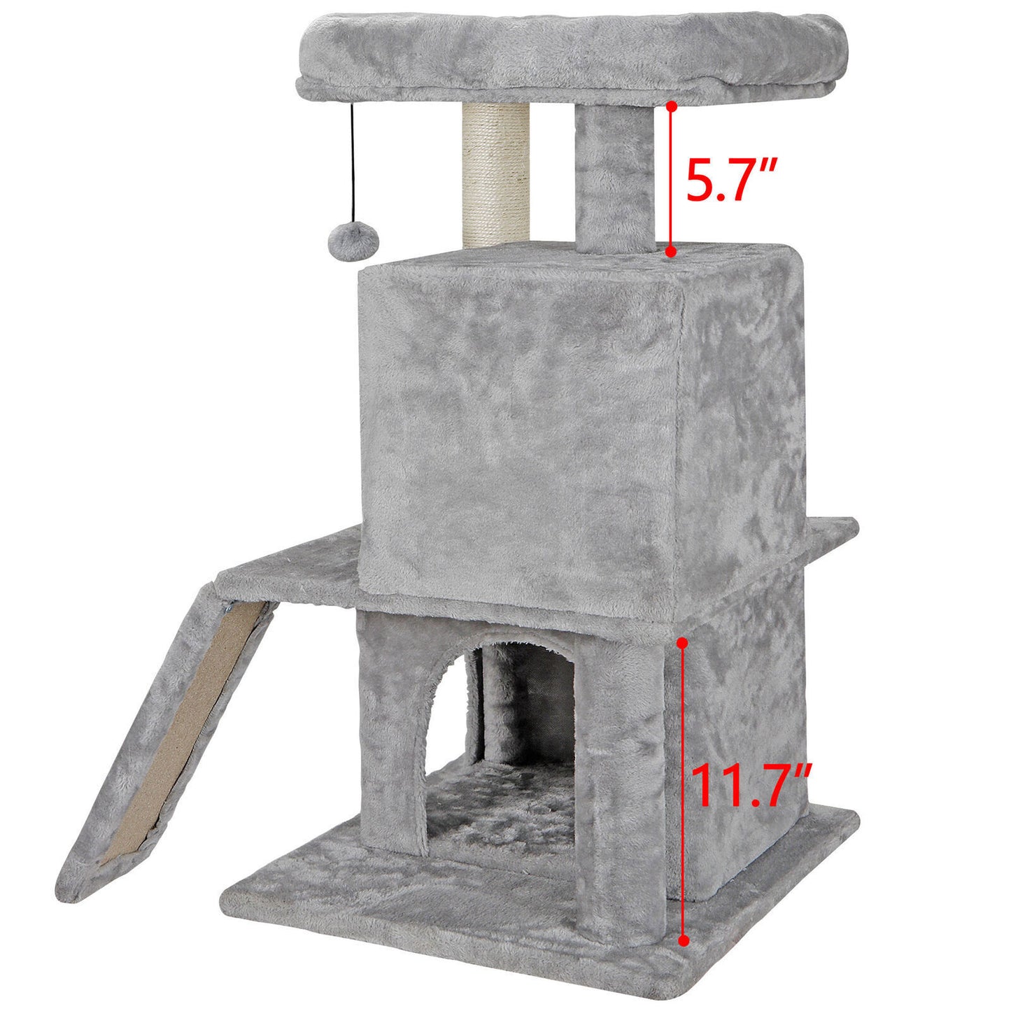 Elevate Your Cat's Playtime: Stylish Cat Tree Condo Tower for Small to Medium Cats - Available in Various Sizes!