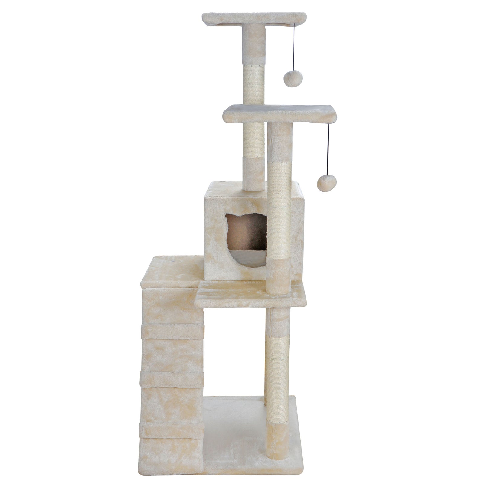 Elevate Your Cat's Playtime: Stylish Cat Tree Condo Tower for Small to Medium Cats - Available in Various Sizes!