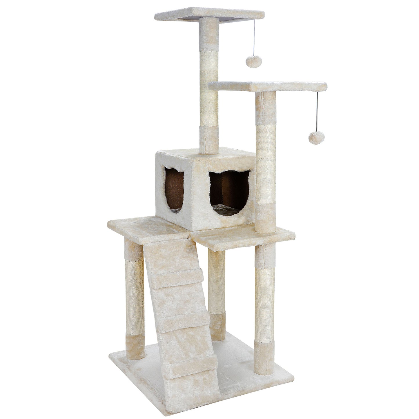 Elevate Your Cat's Playtime: Stylish Cat Tree Condo Tower for Small to Medium Cats - Available in Various Sizes!
